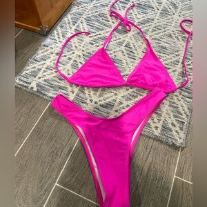 NEW Vibrant Pink Bikini Set